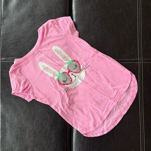 Jumping Beans - Pink Bunny Tee with Sunglasses